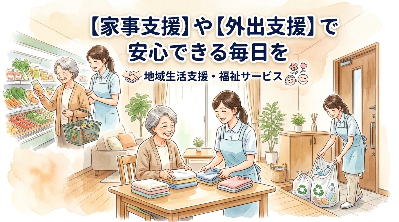 炊事全般を利用者と支援